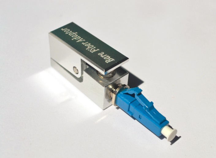 LC bare fiber adaptor